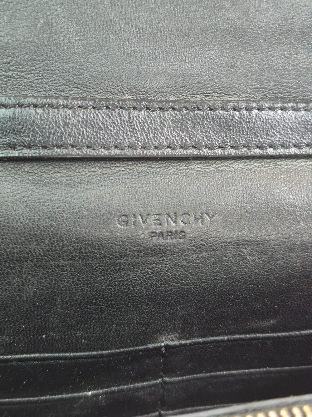 Givenchy Black Leather Chain Shoulder Bag - Picture 8 of 10